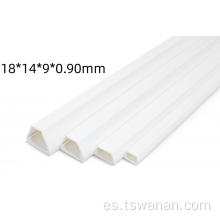 18*14*9*0.90 mm Trunking de cable PVC trapezoidal